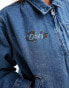 Фото #3 товара Obey denim boxy denim jacket in mid blue