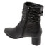 Фото #5 товара Trotters Krista T1959-001 Womens Black Narrow Leather Ankle & Booties Boots 8