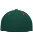 ფოტო #5 პროდუქტის Men's Green and Orange Miami Hurricanes On-Field Baseball Fitted Hat