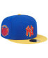 Фото #1 товара Men's Royal, Yellow New York Yankees Empire 59FIFTY Fitted Hat