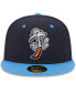 Фото #2 товара Men's Navy Midland Rockhounds Authentic Collection Alternate Logo 59FIFTY Fitted Hat