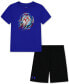 ფოტო #1 პროდუქტის Toddler & Little Boys UA Max Baseball Graphic T-Shirt & Shorts, 2 Piece Set