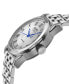 Men's Madison Swiss Automatic Silver-Tone Stainless Steel Watch 39mm