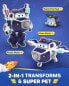 Фото #2 товара Super Wings Transforming Jett Supercharge Convertible Robot Plane with Super Mini Figure from the Animation Series, Children's Toy from 3 Years onwards, EU750421