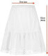 Steindl Trachten München-Salzburg Costume Underskirt for Dirndl White - 100% Cotton - 53 cm (Mini) 62 cm (Midi) 80 cm (3/4 Length)