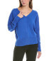 Фото #1 товара Lafayette 148 New York V-Neck Dolman Silk-Blend Sweater Women's L