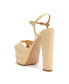 Фото #7 товара Women's Keefa High Natural Platform Sandals