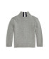 ფოტო #3 პროდუქტის Toddler and Little Boys Cotton Full-Zip Sweater