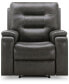 Фото #1 товара Waylen 36.3" Top-Grain Leather Manual Recliner