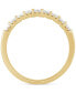 Diamond Baguette Double Row Band (1/4 ct. t.w.) in 14k Gold