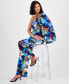 ფოტო #3 პროდუქტის Women's Floral-Print One-Shoulder Top, Created for Macy's