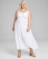 ფოტო #1 პროდუქტის Trendy Plus Size Tiered Maxi Dress