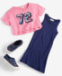 ფოტო #3 პროდუქტის Girls 2-Pc. Ribbed Dress Set, Created for Macy's