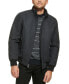 Фото #1 товара Men's Wool Bomber Jacket With Knit Trim