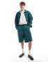 Фото #1 товара Vans belted baggy shorts in dark green