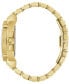 ფოტო #2 პროდუქტის Men's Precisionist Champlain Diamond (3/4 ct. t.w.) Gold-Tone Stainless Steel Bracelet Watch 40mm