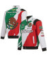 ფოტო #1 პროდუქტის Men's White/Black Daniel Suarez Freeway Insurance Twill Driver Uniform Full-Snap Jacket