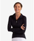 ფოტო #1 პროდუქტის Women's UPF 50+ Sun Protective Mock Zip Top