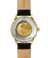 ფოტო #2 პროდუქტის Men's Cassius Automatic Genuine Leather Band Watch 801BCAL