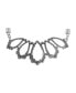 ფოტო #2 პროდუქტის Southwestern Raindrop Necklace-Features Sterling Silver Pendant with 20 Inch Black Leather Cord