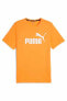 Фото #2 товара Футболка мужская PUMA Ess Logo Tee Clementine 586667-58 ОРАНЖЕВАЯ