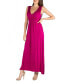 ფოტო #3 პროდუქტის V-Neck Sleeveless Maxi Dress with Belt