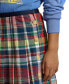 ფოტო #4 პროდუქტის Big Girls Pleated Cotton Madras Skirt