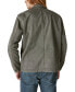 Men's Fleece-Lined Zip-Front Shirt Jacket