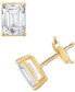 Certified Lab Grown Diamond Emerald-Cut Stud Earrings (6 ct. t.w.) in 14k Gold