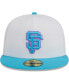 Фото #3 товара Men's White San Francisco Giants Vice 59FIFTY Fitted Hat
