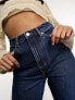 Фото #9 товара Weekday Rowe extra high waist regular fit straight leg jeans in nobel blue