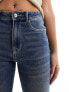 Фото #7 товара Pimkie straight leg jeans in mid blue wash