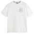 ფოტო #1 პროდუქტის SCOTCH & SODA Front Back Swan Artwork short sleeve T-shirt