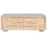 Кофейный столик Home ESPRIT Натуральный древесина ели Деревянный MDF 130 x 70 x 46 cm