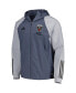 Фото #2 товара Men's Charcoal D.C. United All-Weather Raglan Hoodie Full-Zip Jacket