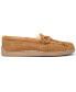 ფოტო #2 პროდუქტის Men's Sheepskin Hardsole Moccasin Extended Sizes Slippers