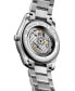 ფოტო #3 პროდუქტის Men's Swiss Automatic Master Moonphase Stainless Steel Bracelet Watch 40mm