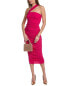 Фото #1 товара Michael Kors Collection Ruched One Shoulder Dress Women's