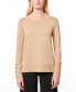 Women's Fine Gauge Boat-Neck Buttoned-Cuff Sweater