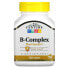Фото #1 товара Витамины группы B от 21st Century, комплекс B-Complex Plus с витамином C, 100 таблеток