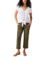 Women's By My Side Tie-Front Pointelle Tee