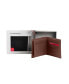 ფოტო #3 პროდუქტის Men's Leather RFID Top-Wing Wallet in Gift Box