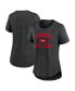 ფოტო #1 პროდუქტის Women's Heather Black Georgia Bulldogs Blitz T-Shirt