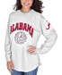 Women's White Alabama Crimson Tide Edith Long Sleeve T-shirt Белый, Large - фото #1