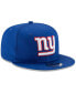 Фото #3 товара Men's Royal New York Giants Basic 9FIFTY Adjustable Snapback Hat