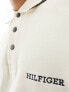 Фото #3 товара Tommy Hilfiger monotype embroidered rugby shirt in grey