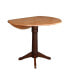 Фото #7 товара International Concept 42" Round Dual Drop Leaf Pedestal Table