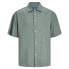 Фото #1 товара JACK & JONES Faro Linen Oversized short sleeve shirt
