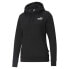 Puma Essentials Small Logo Pullover Hoodie Womens Black Casual Outerwear 586799-