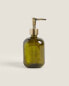 Фото #1 товара Olive green glass bathroom soap dispenser